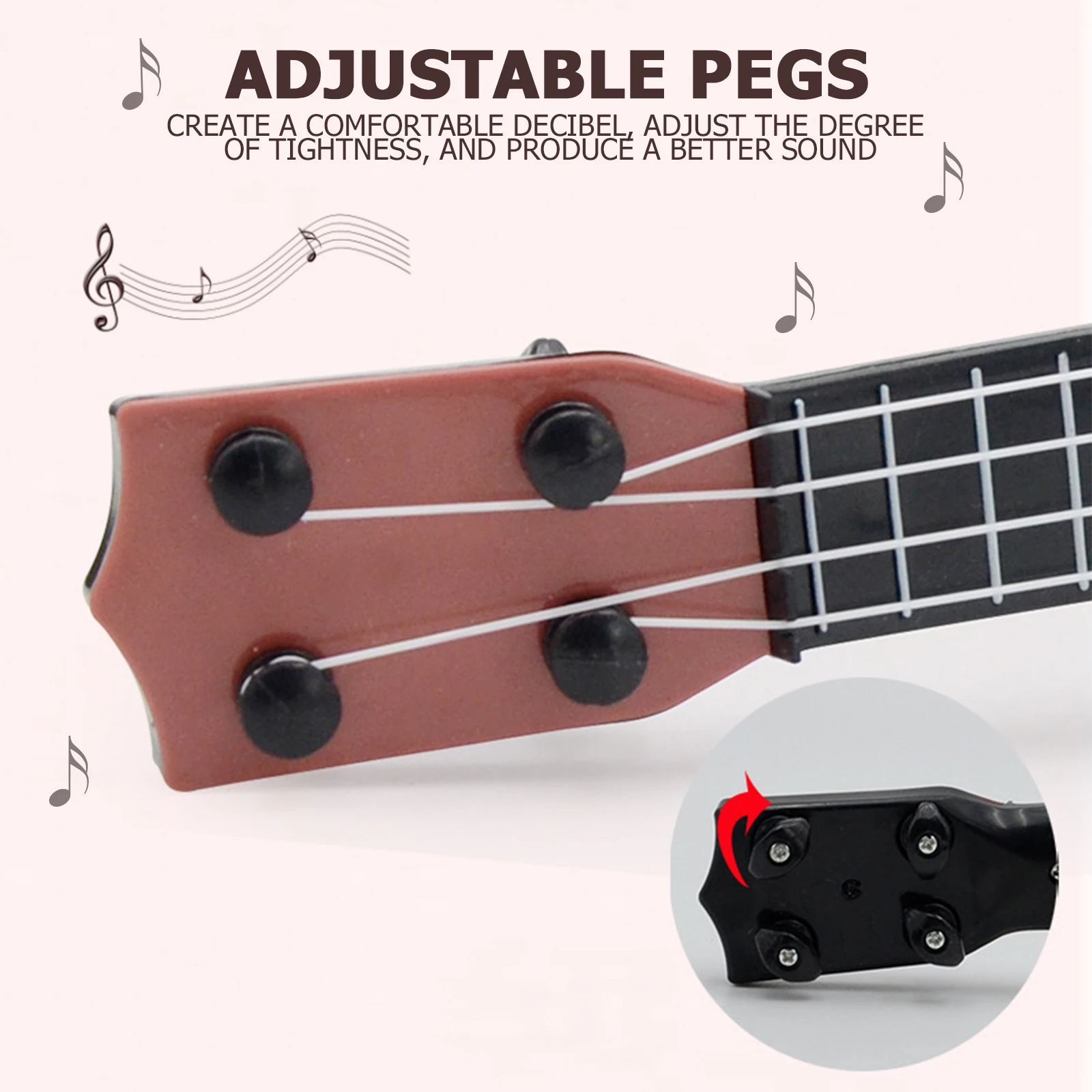 Jaune Enfants Classique Ukulélé Guitare Jouet Éducation Précoce Petite Guit4790 6131976507720