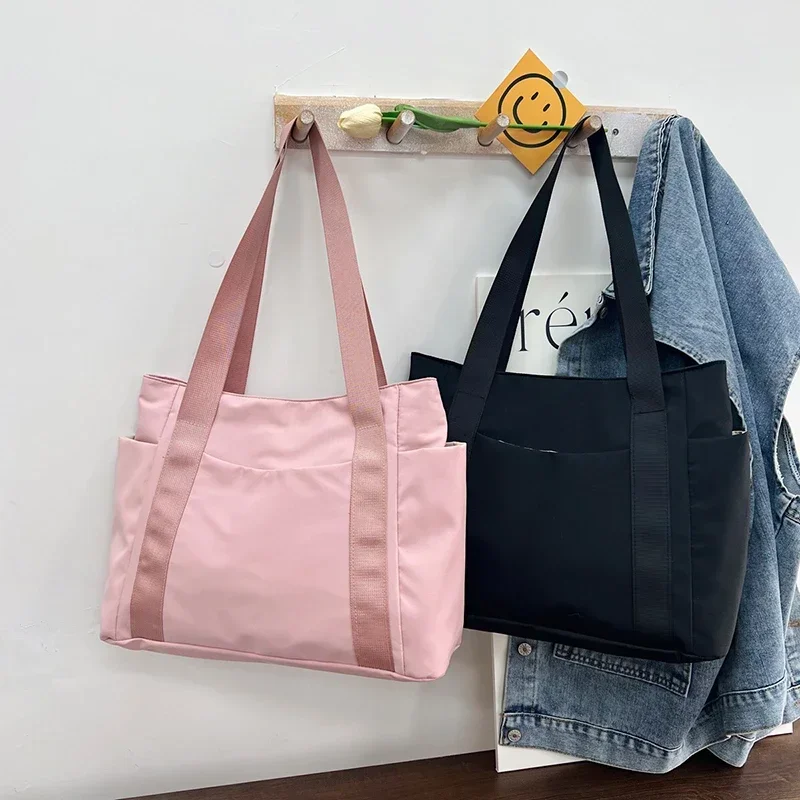 

Повседневная большая сумка большой вместимости, стильная легкая сумка для мамы, пригородная сумка на одно плечо