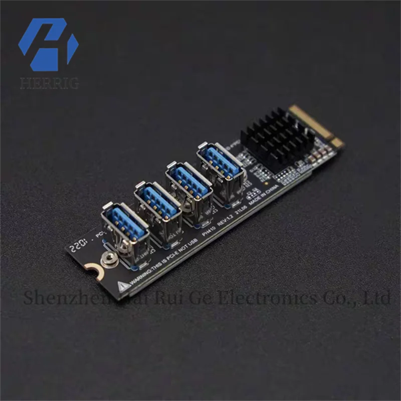 

M. 2 M Key to PCIe x4 expansion card Brand New Original