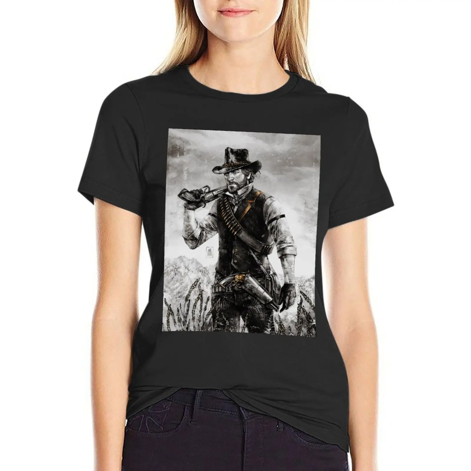 

A. Morgan 2 T-Shirt Blouse summer tops tops cute clothes Women's cotton t-shirt