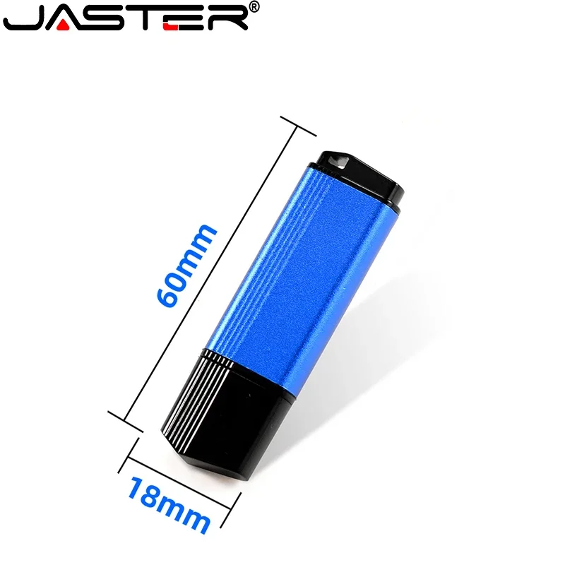 JASTER Color Plastic USB Flash Drive Pen Drives 64GB Gifts Key Chain Memory Stick 32GB U Disk 16GB 8GB 4GB