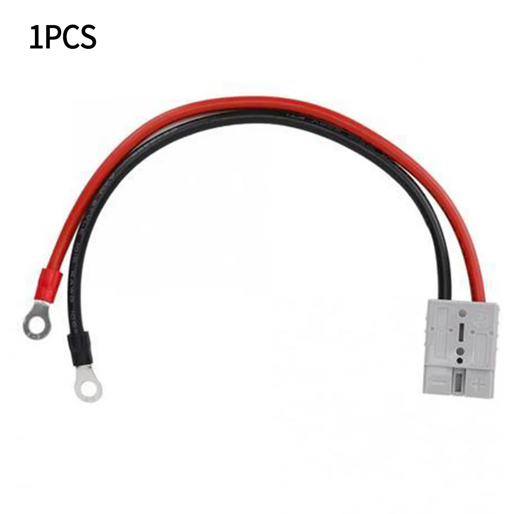 50Amp موصل 1000 فولت تيار مستمر ل أندرسون التوصيل تمديد الحبل 10AWG الأحمر/سترة سوداء M8 محطة بطارية شحن موصل كابل