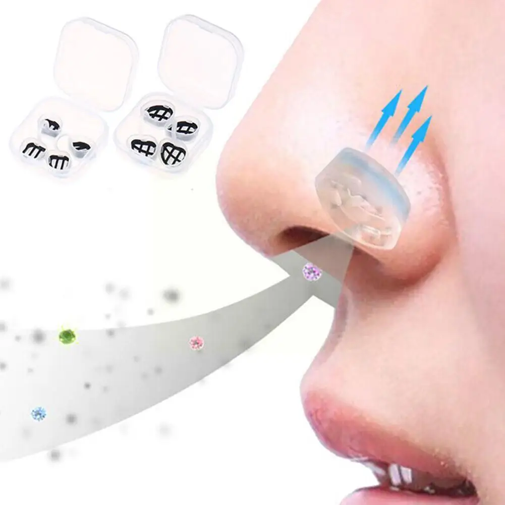 1 Pair Round Shape Comfortable Nose Invisible Nasal Air Removable Filters Filte Nose Pollution Allergy Pollen Mask Anti Dus W1A0