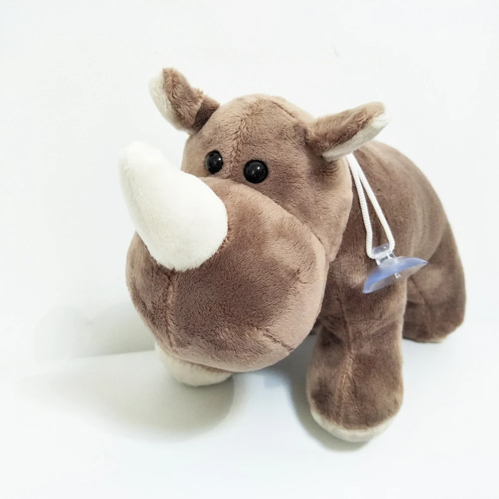 Cartoon Rhinoceros Hippo Elephant Stuffed Plush Toy