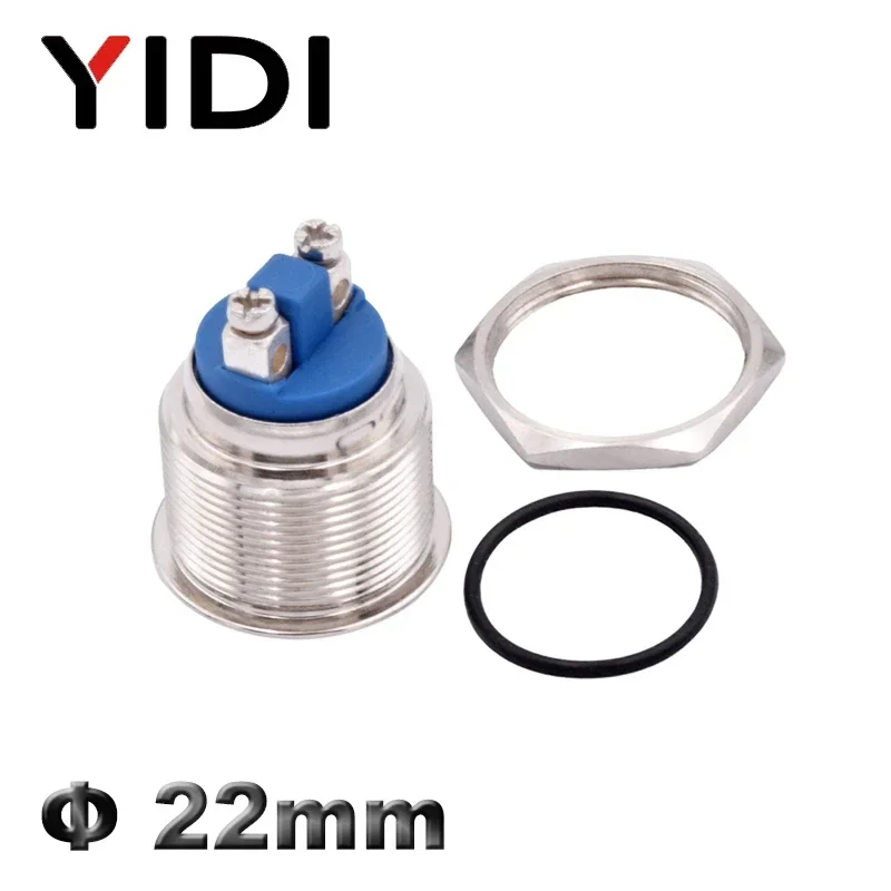 Customize 22mm Metal LED 12V/24V/220V AC DC Screw Terminal Warning Indicator Pilot Light Waterproof Signal Lamp Red Green Yellow