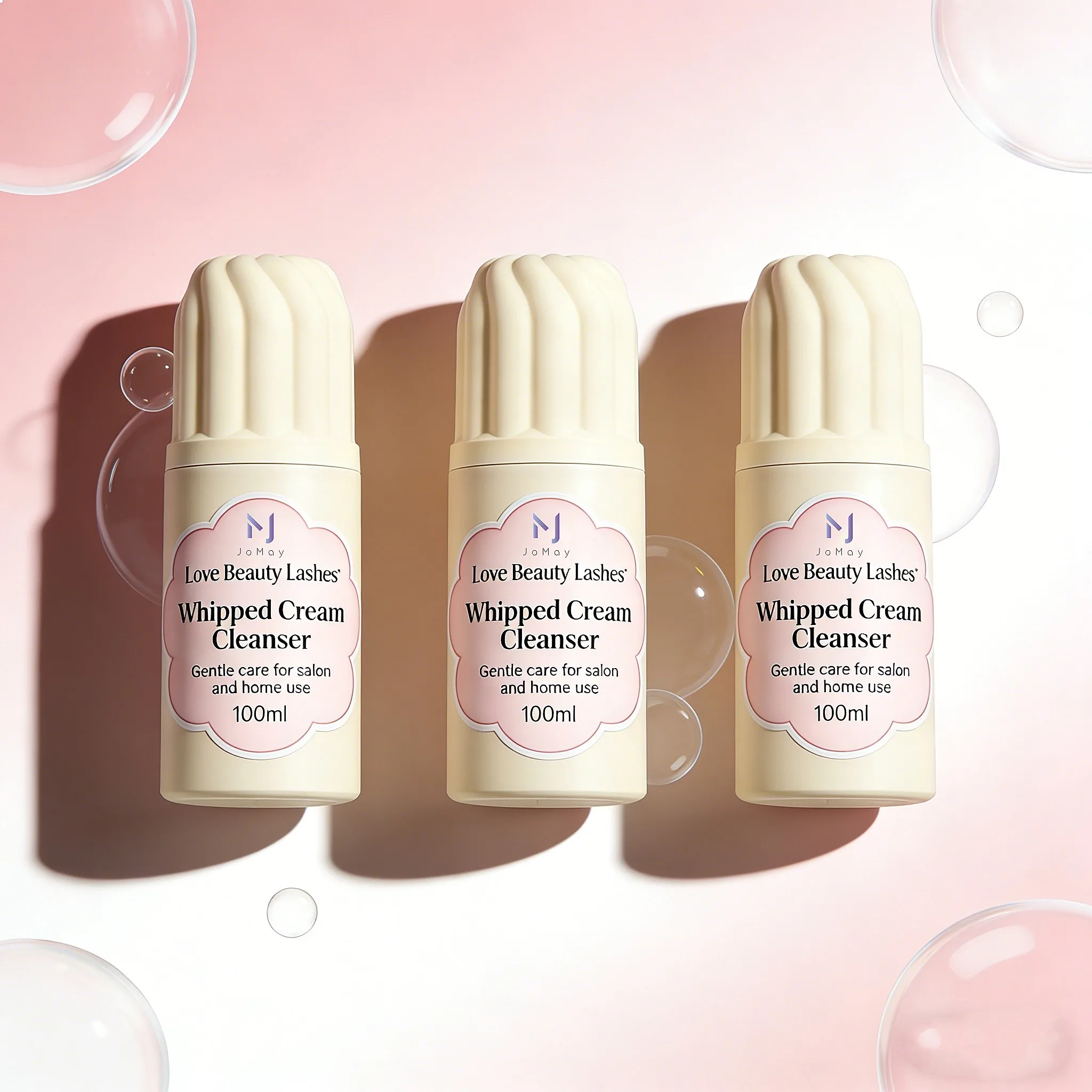 Creamy Lash Shampoo 100ml Eyelash Cleanser Foaming Sensitive Lash Extension Supplies Whipped Shampoo