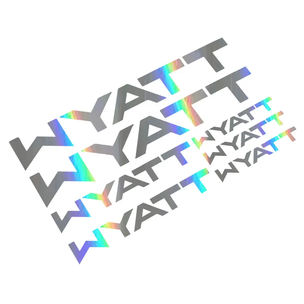 For Wyatt Bikes Frame labels Sticker Decal Kit Bicycle Cycling