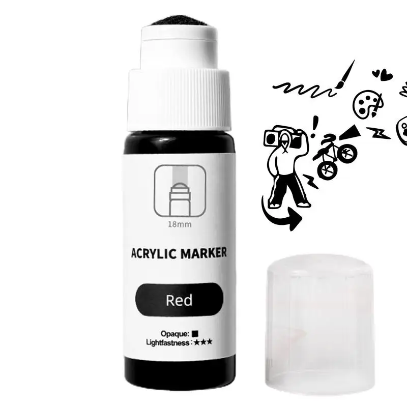 Imagem -01 - Marcadores Impermeáveis de Pintura Graffiti Mop Graffiti Marker Secagem Rápida à Base de Água Ponta 18 mm Caneta Permanente 60ml marcadores impermeaveis de pintura graffiti mop graffiti marker secagem rapida a base de agua ponta 18 mm caneta permanente 60ml 01