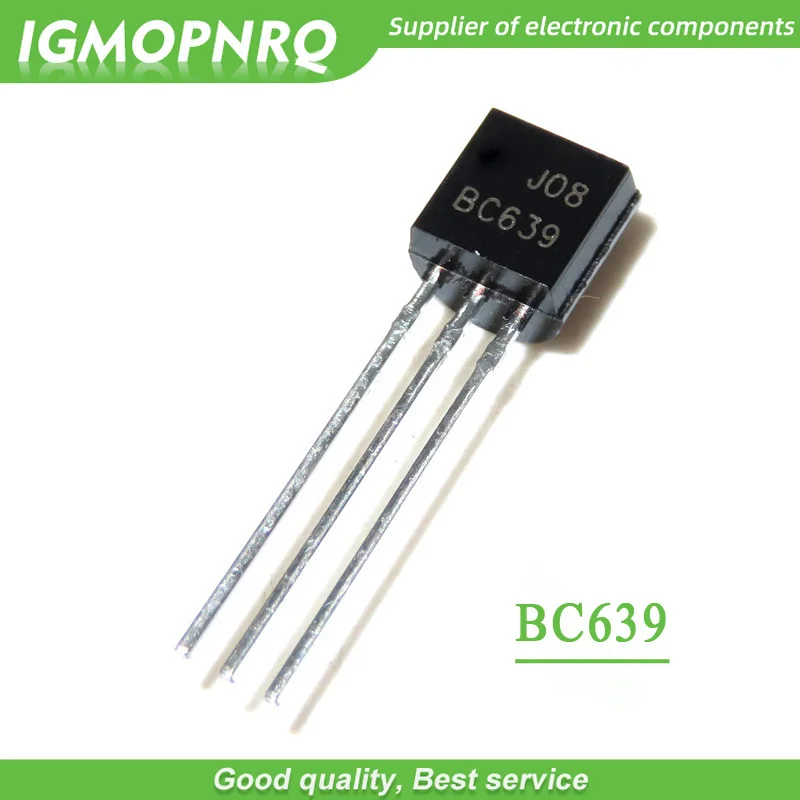 100 pz BC639 BC640 BC546B BC547B BC548B BC556B BC557B BC558B BC559B transistor triodo in linea TO-92 0.1A IC nuovo