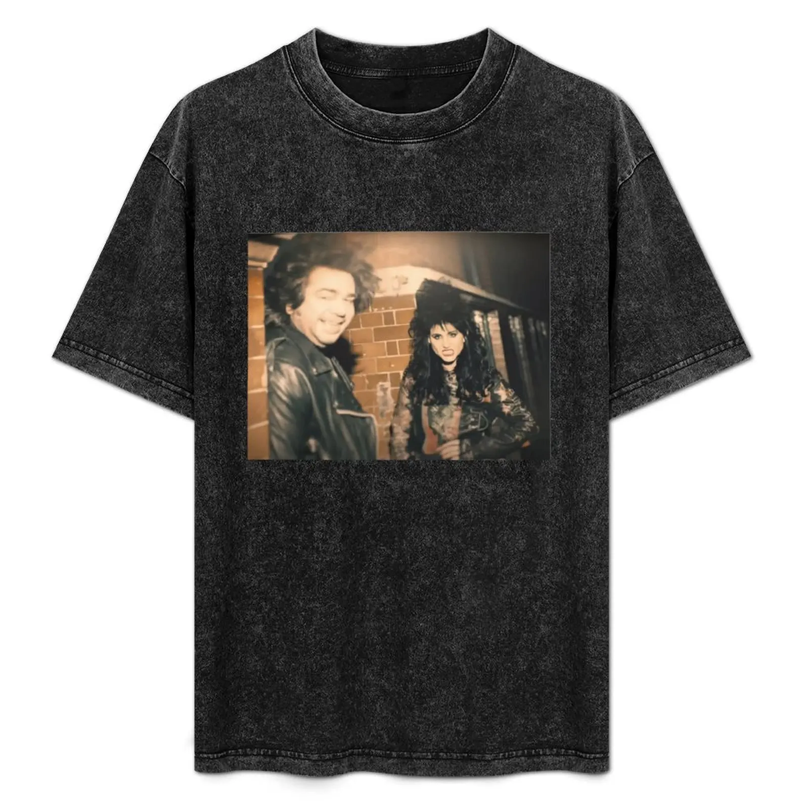 

What we do in the Shadows- 80's Laszlo and Nadja T-Shirt Fashion Casual Short Sleeve Top