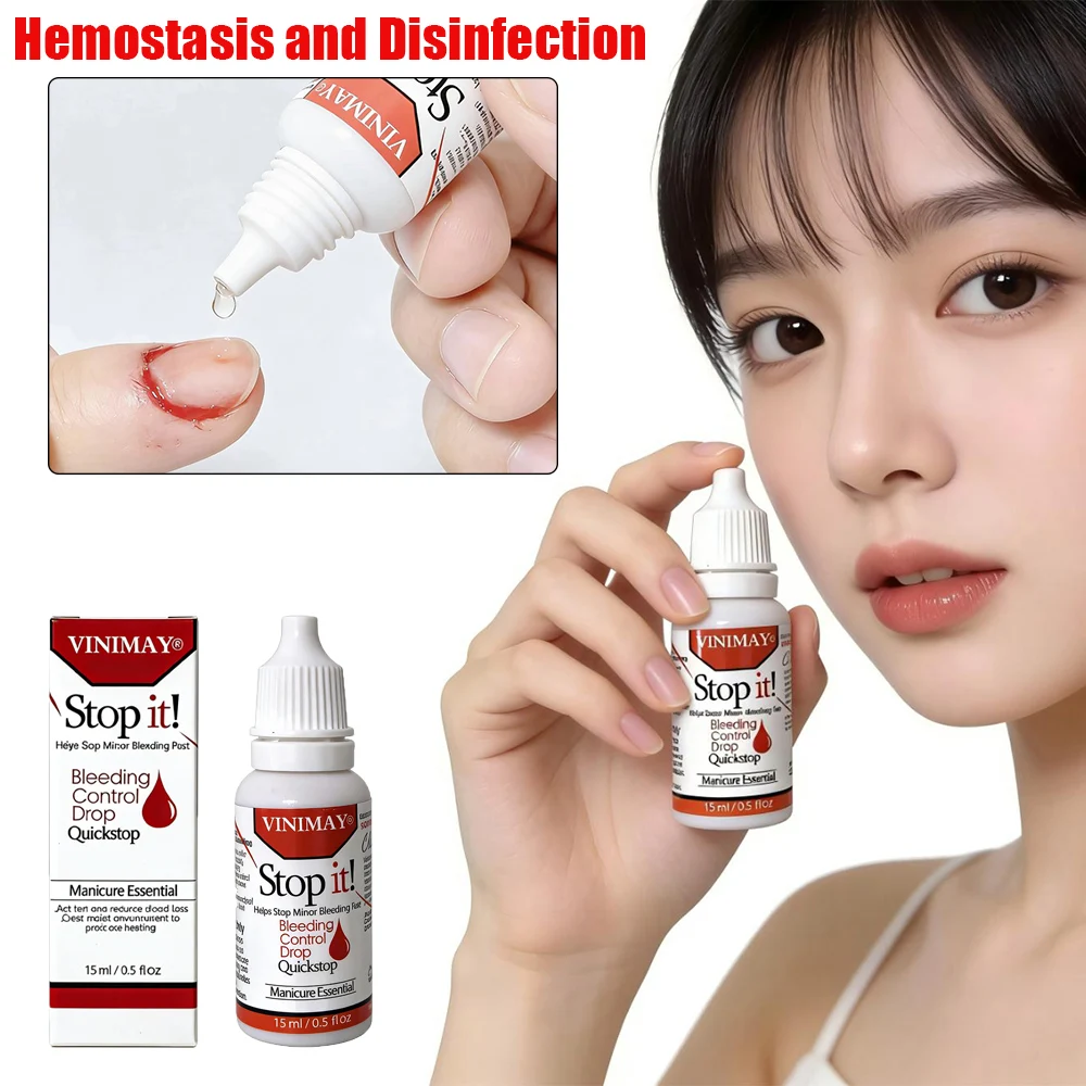 Safe Non-toxic Nail Hemostatic Agent Wound Disinfection Sterilization Liquid for Home