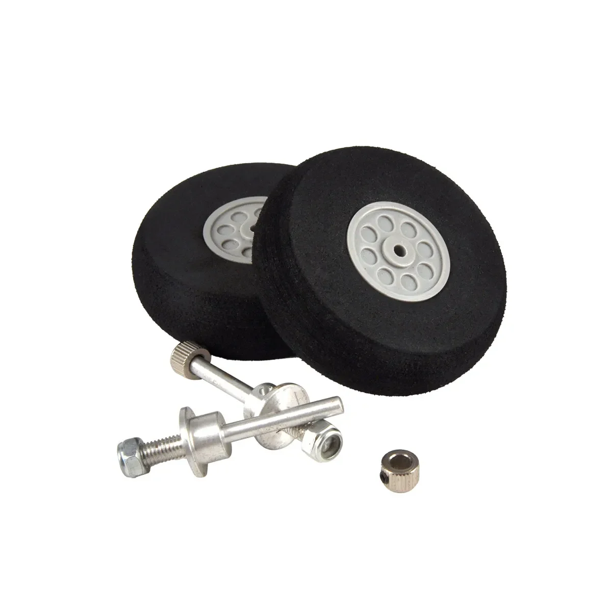 Kit de Train d'Atterrissage en Fibre de Carbone 80E, Cadre de Support avec Essieux de Roue pour Modèle d'Avion RC, 1 Ensemble