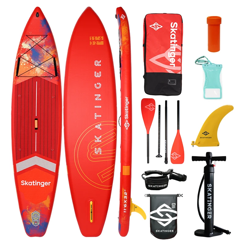 

Skatinger Inflatable Paddle Board Inflatable Sup Paddle Surfboard Stand Up Paddleboard Surf Board Surf Gonflable