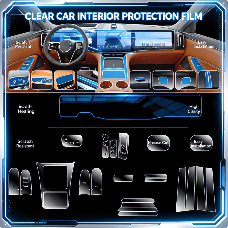 For AITO M8 interior protection film center console screen invisible film accessories modification parts supplies collection