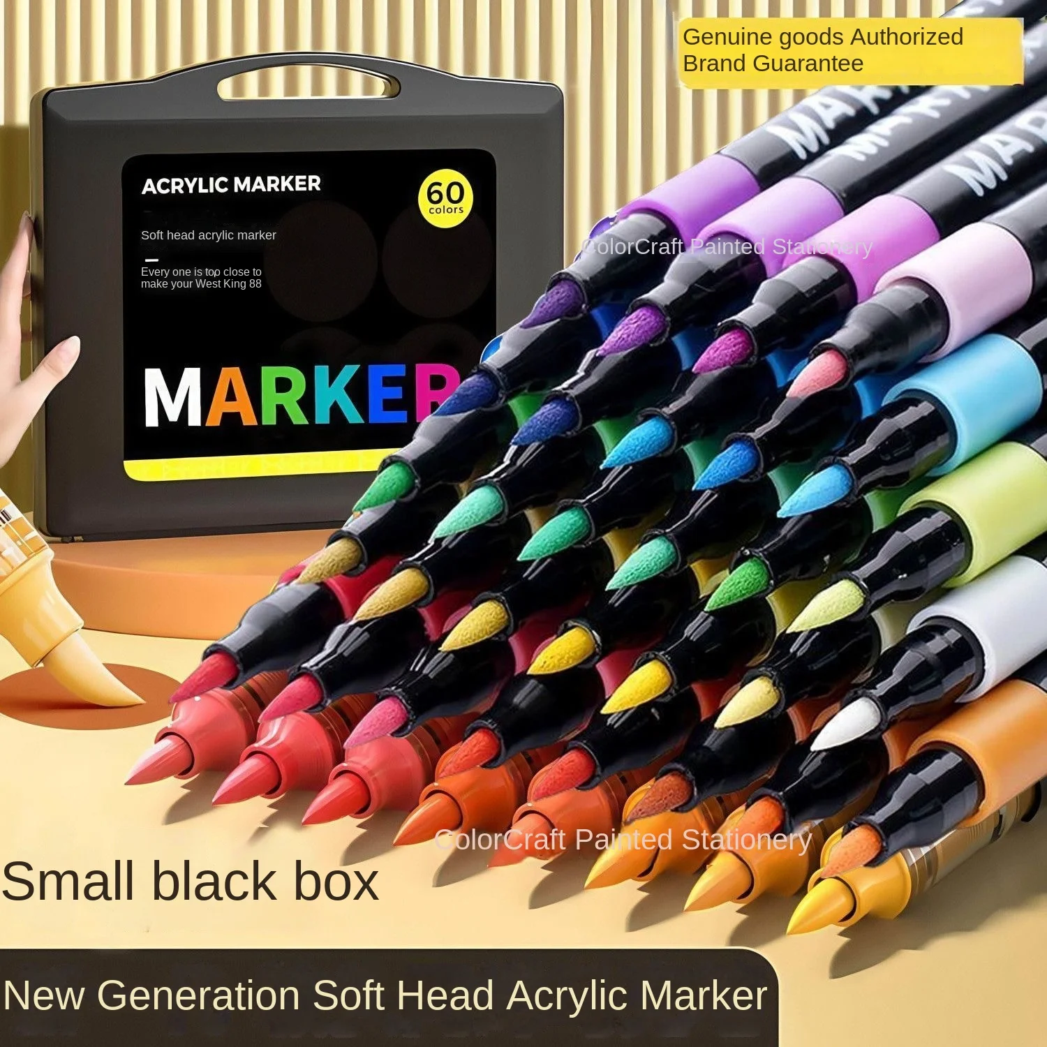 

80 Colors Acrylic Paint Markers,Fabric Markers for Rock, Glass, Wood, Paper, DIY, Acrylic Coloring Pens for DIY Craft Supplies