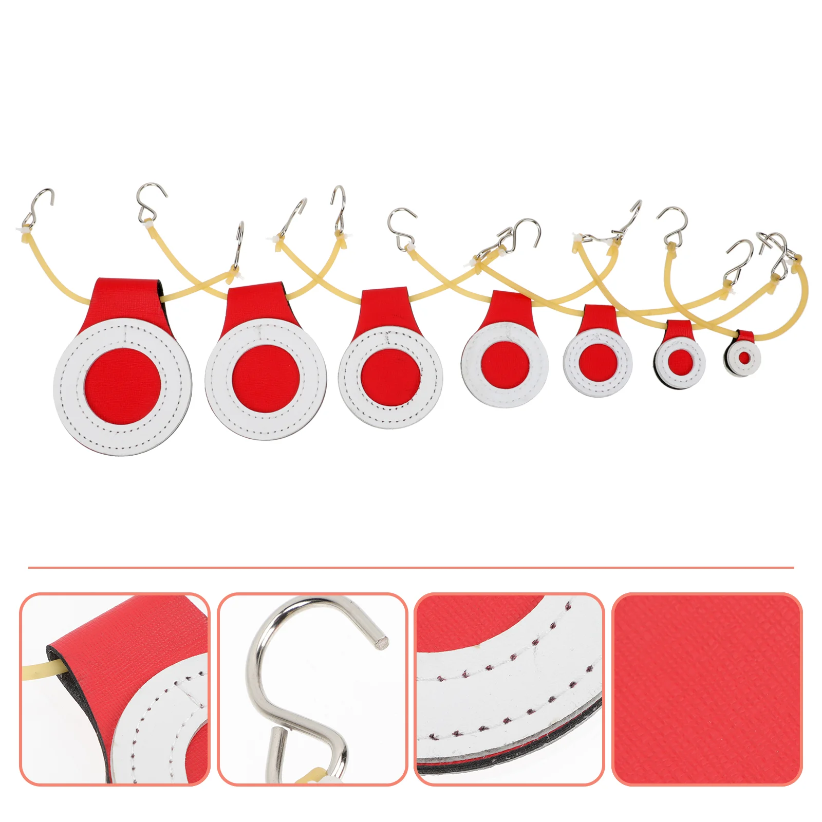 7 Pcs Portable Shooting Practice Target Super Fiber Tree Mounted Targets