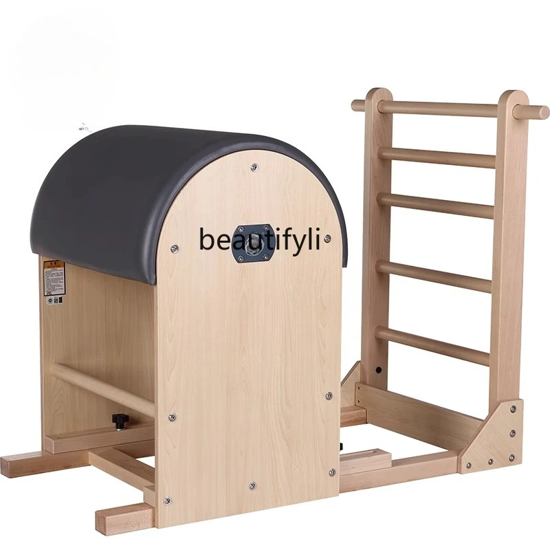 

Large equipment E36 wooden ladder bucket yoga fitness equipment sports trainer