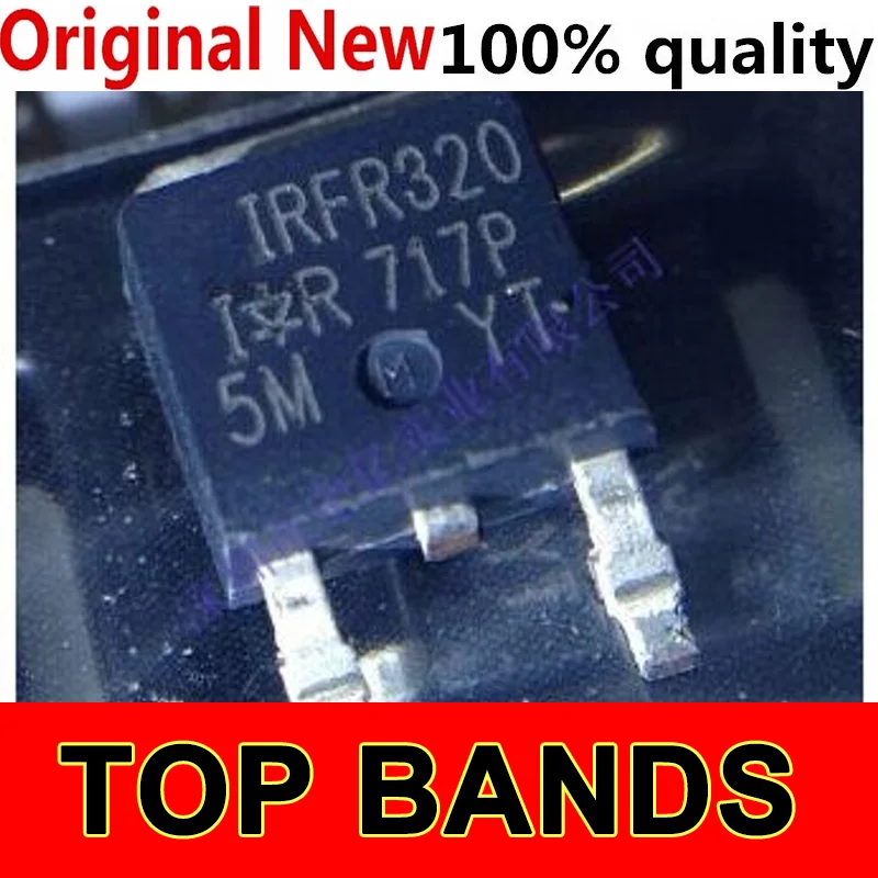 10PCS IRFR320 FR320 TO-252 400V 3.1A MOS IC Chipset NEW Original