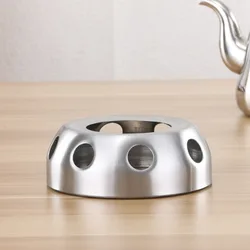 Hollow Teaware Round Teapot Warmer Teapot Stove Stainless Steel Base Heater