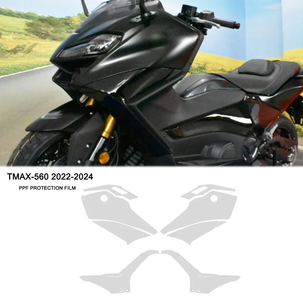 

TMax 560 PPF Parts Complete Paint Protection For Yamaha T-MAX 560 Tmax560 2022-2024 Motorcycle TPU Anti-scratch Film Protection