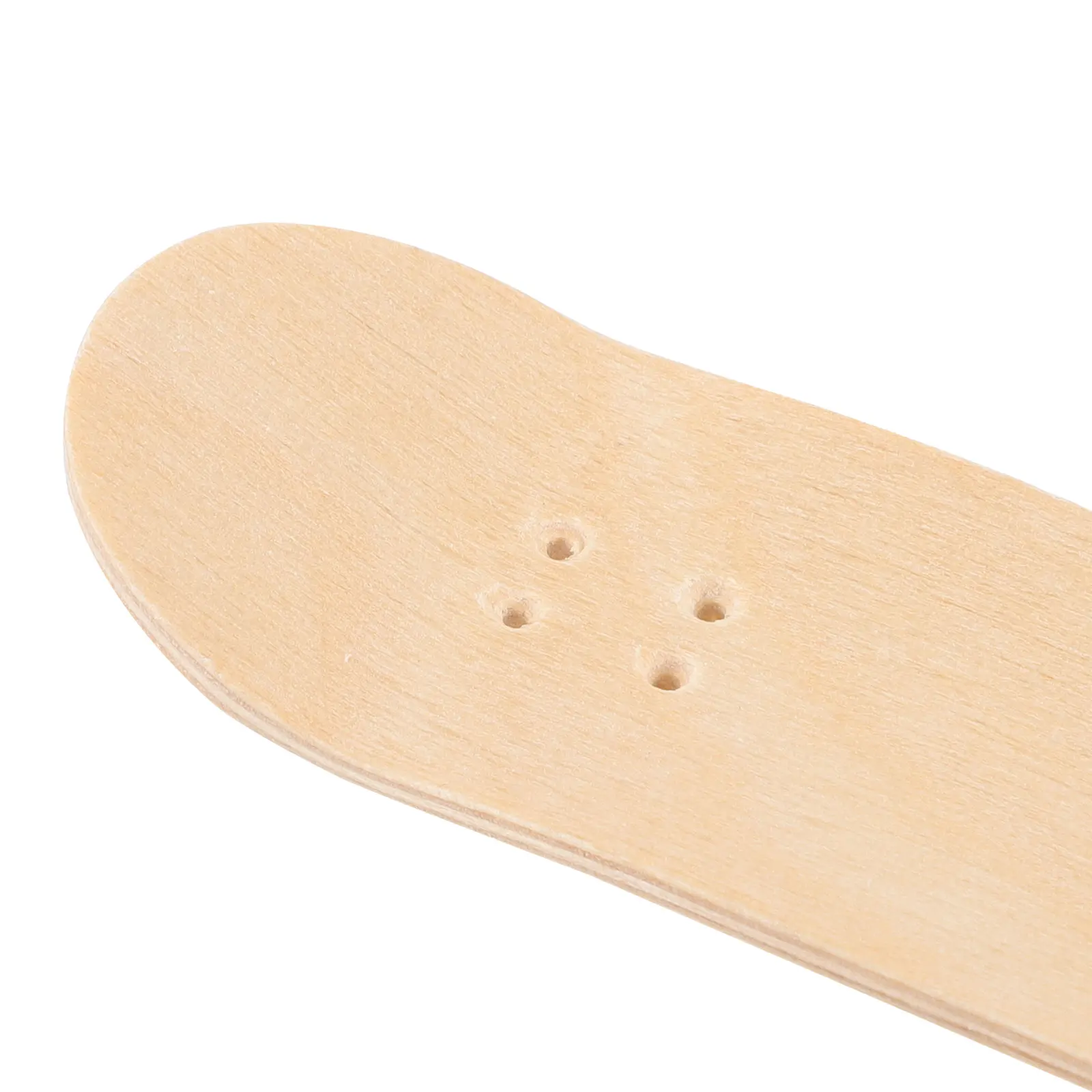 Skateboard da dito in legno antiscivolo da 2 pezzi per personalizzazione fai da te Mini skateboard in bianco con movimento della punta delle dita per alleviare lo stress