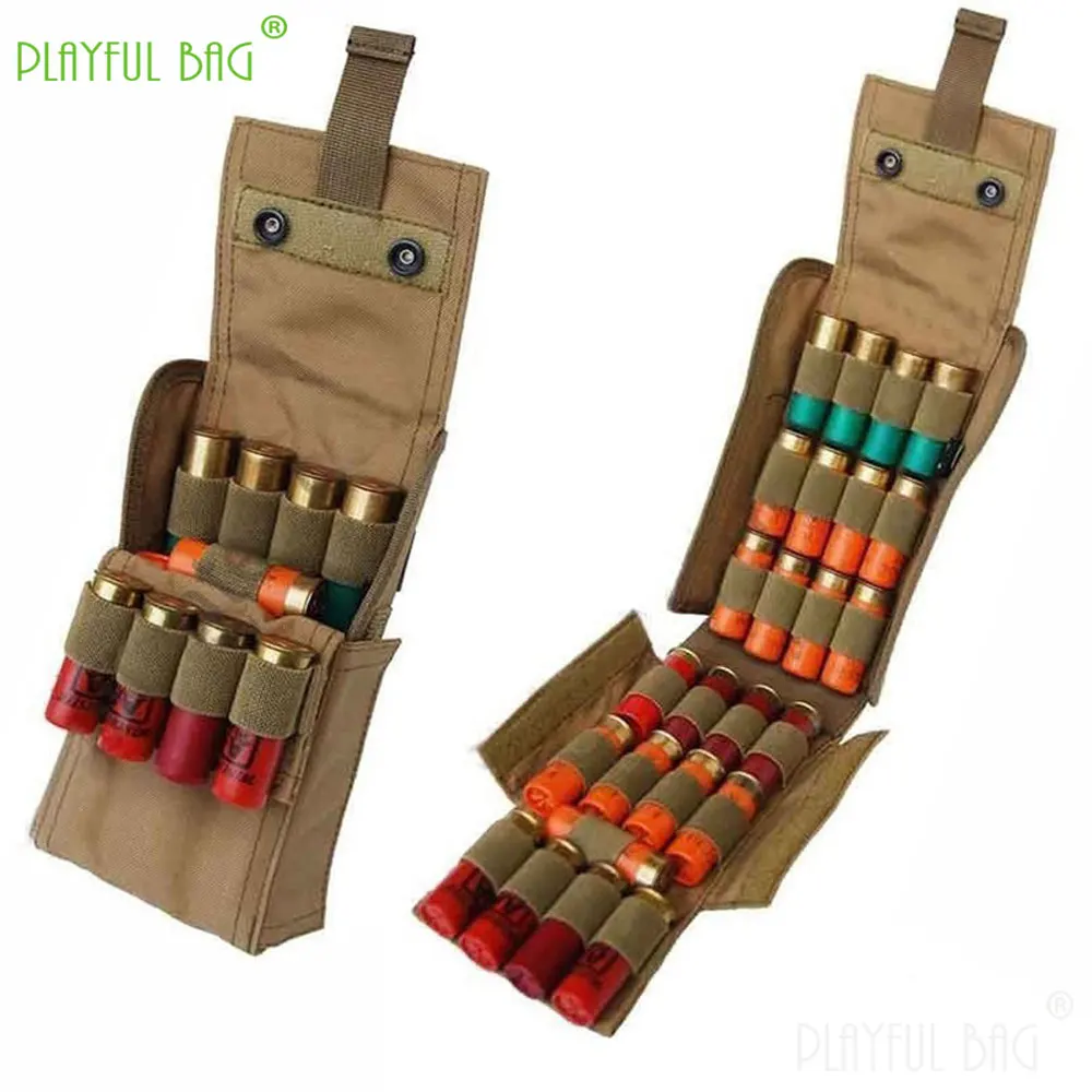 Outdoor Tactical Bullet Bag 12G Adult Sports Collectible Toys Bullet Case Storage Bag CS Game Equipment Toy Accessories QG484