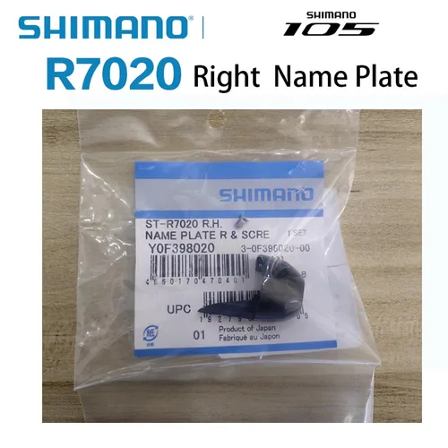 Imagen 2 del producto Shimano ULTEGRA 105 R7020 R8000 Placa de nombre y tornillo de fijación mano izquierda derecha para piezas originales R7020 R8000