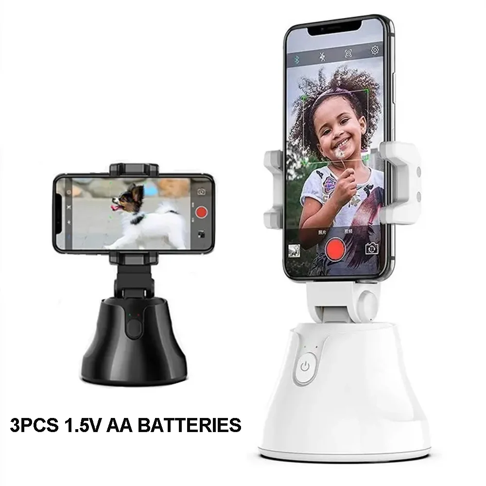 Face Track Holder Mobile Cell Phone Holder 360  Degree Rotation Auto Tracking Smartphone Gimbal Stabilizer Smart Selfie Shoot