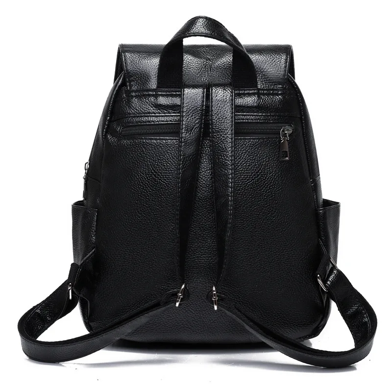 Women Bag New Large Capacity Backpack Soft PU Korean Fashion Travel Mom Small Backpack Tide