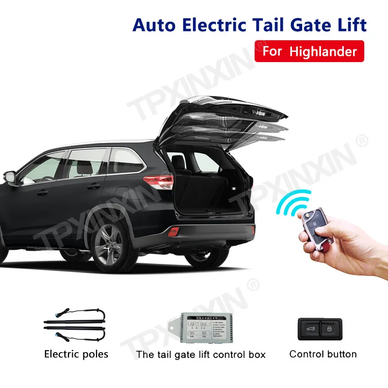 Advanced Design Car Electric Tailgate For Toyota Highlander 2015-2022 Remote Key Control High Quality Auto Accessory Unit