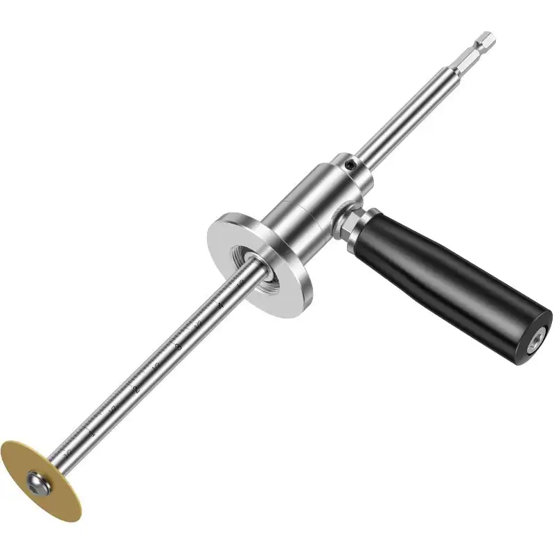 

Внутренний резак для труб из ПВХ, алмазное отрезное колесо и ручка, подходит для регулируемой глубины резки от 1-1/2 до 8 дюймов, 7 дюймов