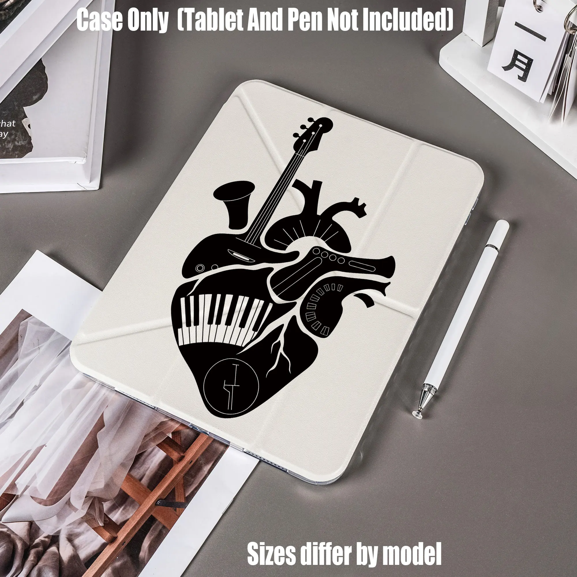 Slim Fit Premium TPU Tablet Cover, Shockproof Durable Lightweight Protective Case for iPad Samsung Huawei Honor Redmi Xiaomi