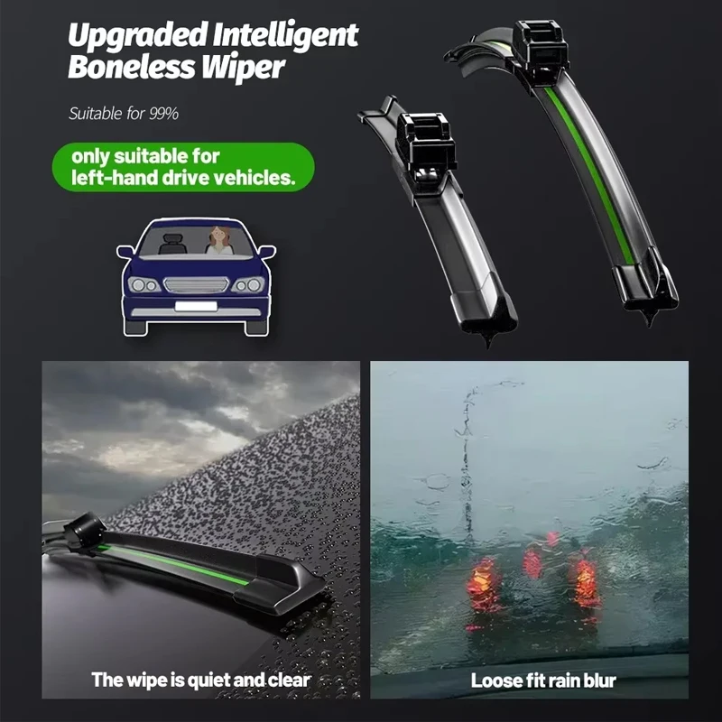For Chevrolet 9TH GE All New Malibu 2016 2017 2018 2019 2020 2021 Convertible Carmax Models Double Rubber Car Windscreen Wiper