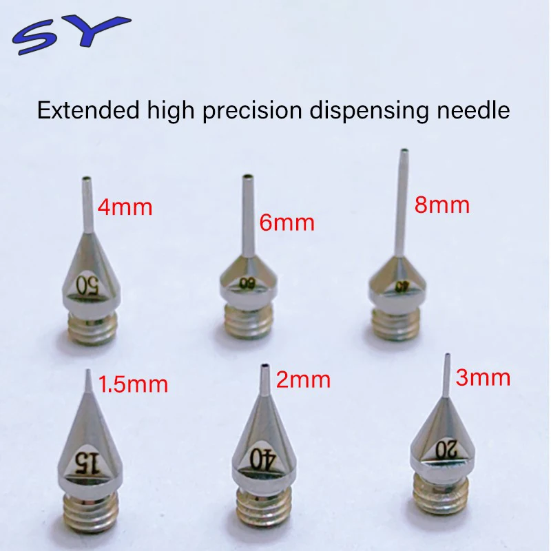 SY Precision Split Needle Metal Needle Nozzle Dispensing Machine EFD Needle Nozzle