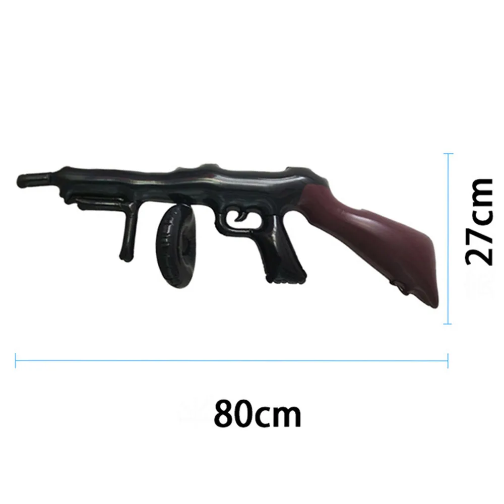 Opblaasbaar machinepistool gevechtsuitrusting opblaasbare nep jongens verjaardagsfeestje decoratie favoriete speelgoed voor kinderen