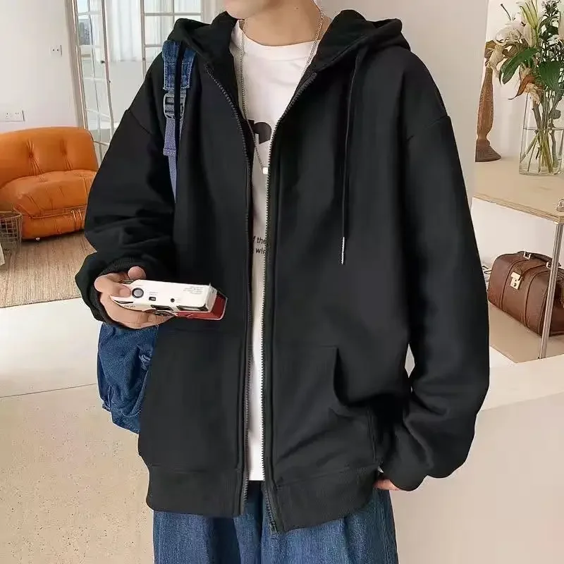 ผู้หญิงHoodies Harajukuเกาหลีรุ่นหลวมขนาดใหญ่เสื้อฤดูใบไม้ร่วงหญิงแขนยาวHooded Streetwear Casual Top