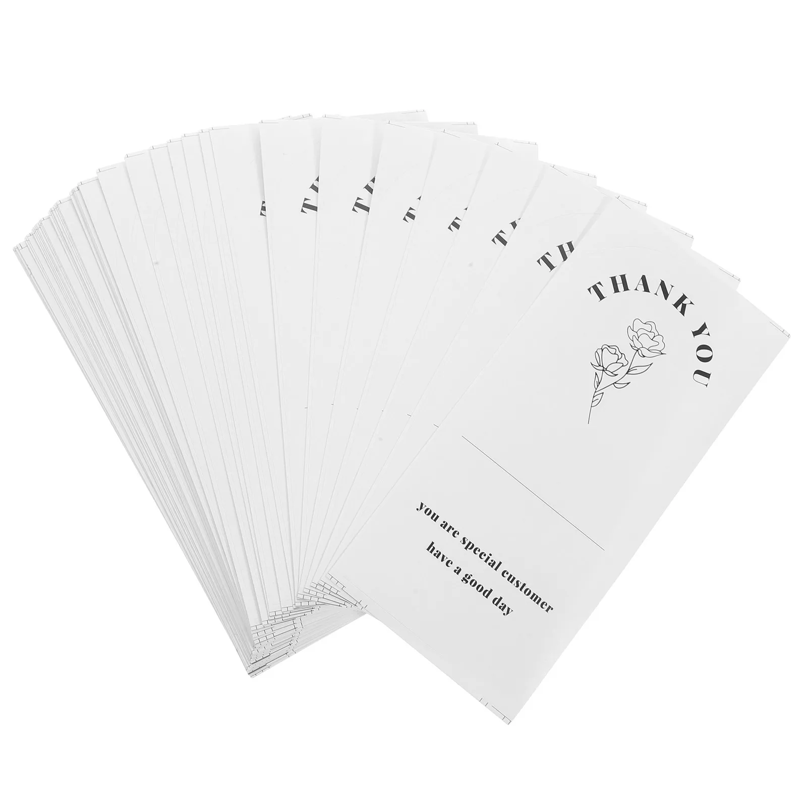 

50Pcs Thank You Stickers Elegant Design Long-Lasting Adhesion Thank Themed Sealing Labels for Gift Wrap DIY Craft Projects
