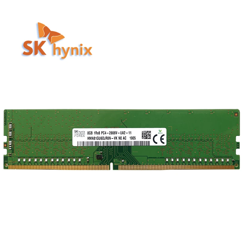 SK hynix DDR4  8GB 2666MHz RAM 1Rx8 PC4 - 2666V Desktop memory UDIMM