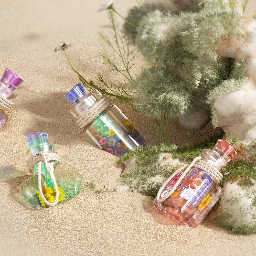 Drifting Bottle Silicone Mold DIY Crystal Epoxy Resin Small Night Lights Aromatherapy Quicksand Bottles Mold For Resin Making