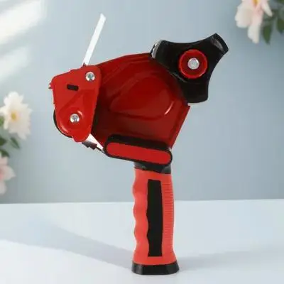 1pc Mini Metal Packaging Dispenser Handheld Sealing Cutter Warehouse Tool Lightweight Ergonomic Design Tape Cutting Tool