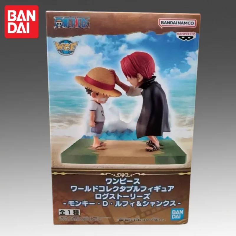 

In Stock Bandai Original Banpresto Wcf One Piece Luffy Shanks Action Figure Model Doll Brand New Boxed Anime Characters Toys