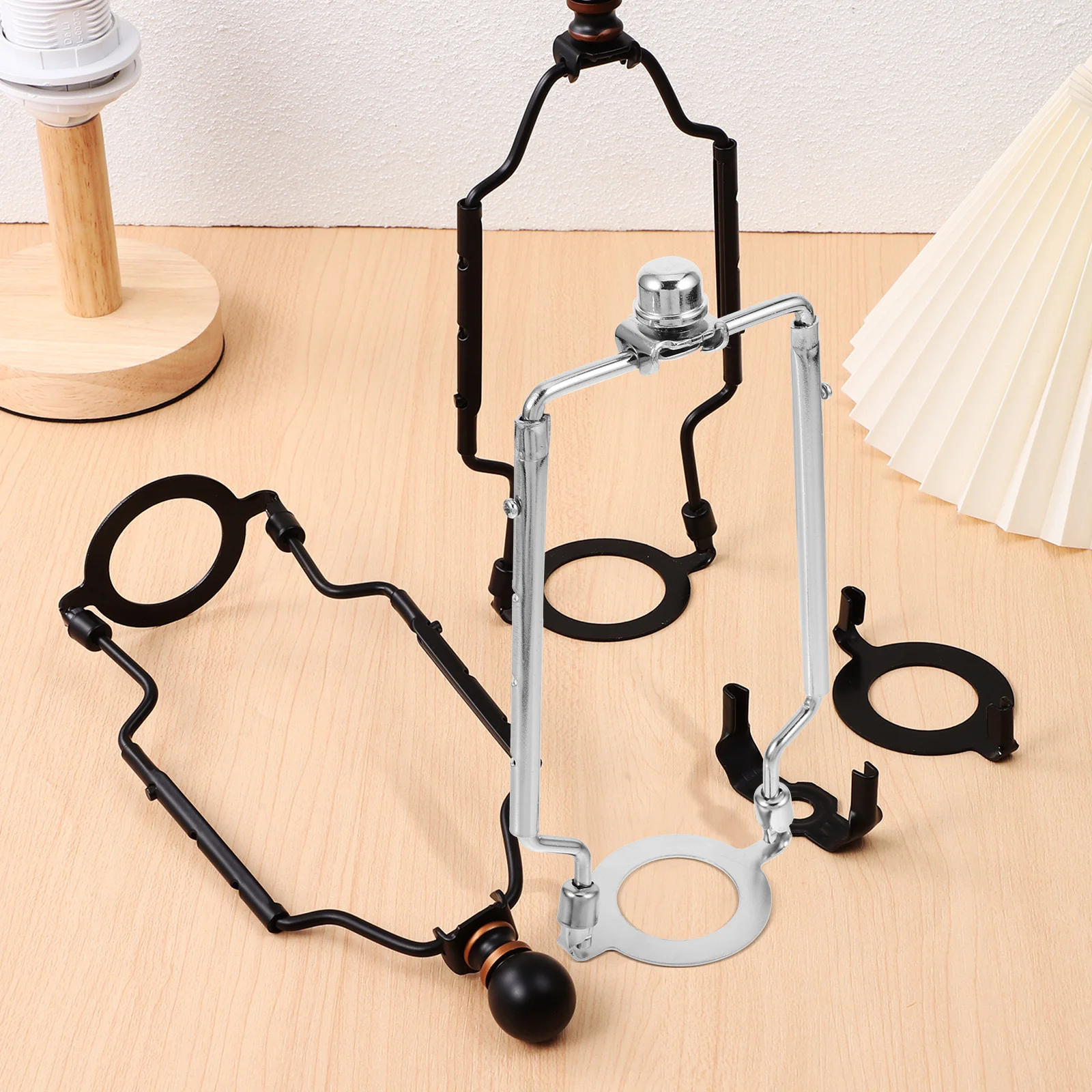 

1Set Lamp Shade Harp Adapter Finials for Lamps DIY Lighting Accessories Replacement Parts Lamp Harp Adapter Finials for Lamps