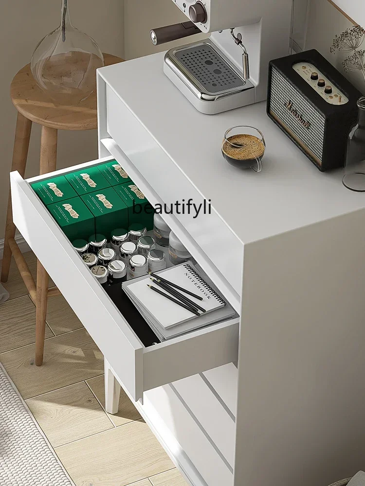 

Asmt51 ss Italian minimalist living room TV cabinet next to chest of drawers simple bedroom drawer storage locker