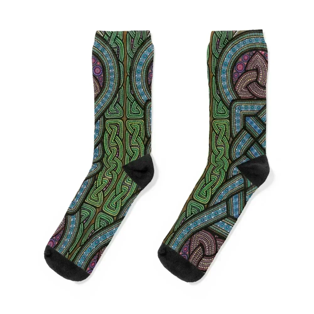 

Celtic Knot Socks floral christmas gift hip hop Lots Socks Man Women's