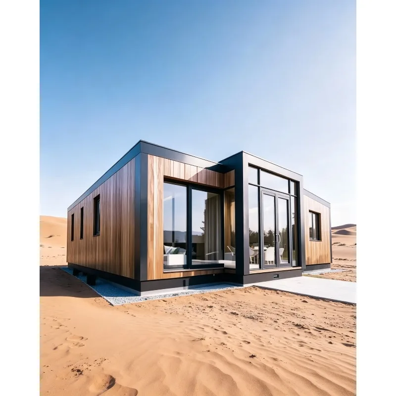 Luxury Prefab Expandable Container House 4 Bedroom 40ft Foldable Steel Frame Home Portable Modular Garden Room