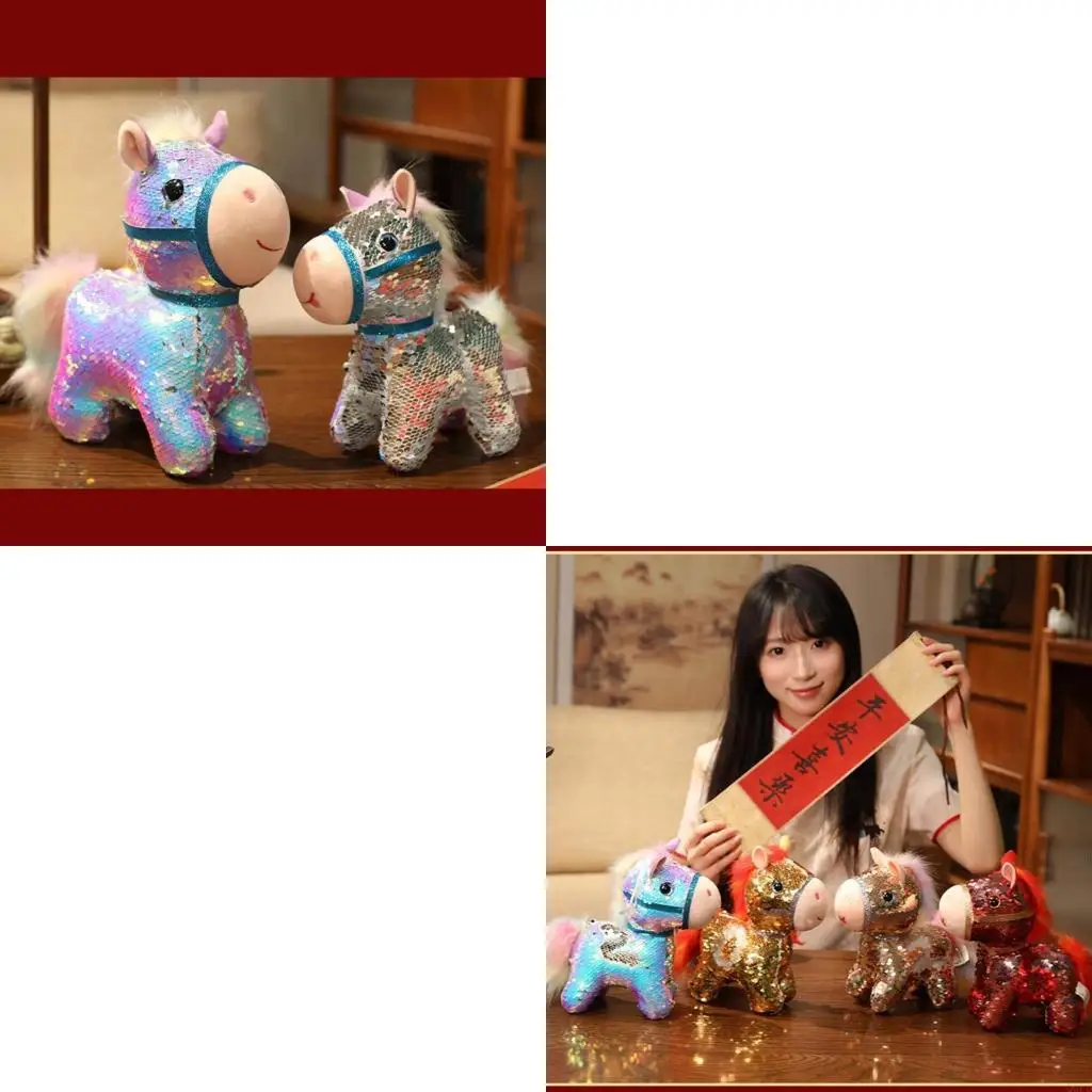 

Детская образовательная игрушка-компаньон с блестками для настольных украшений, милая кукла