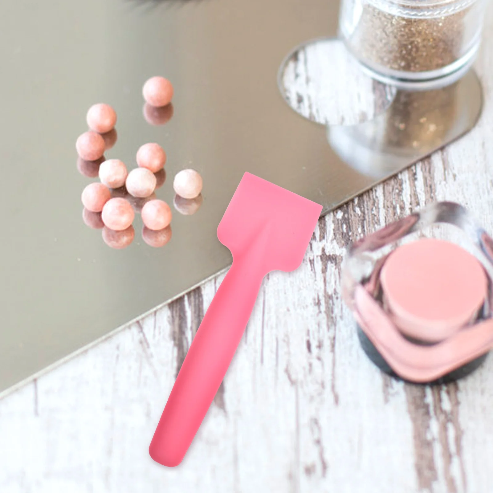 3 uds cepillo para máscara tarro espátula cubierta Facial base de maquillaje aplicador de crema mezcladora Gel de sílice espátulas de belleza para cremas papá
