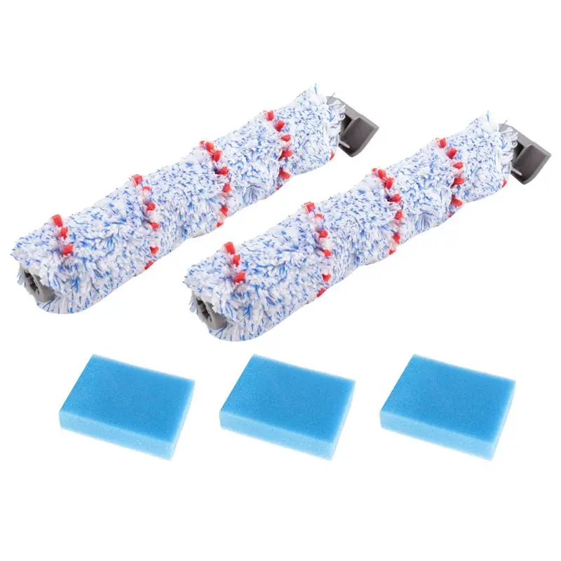 ABSJ-Filter Brush Roller And Pre-Filter Foam Replacement Parts For Tineco Ifloor HF10E-01 Cordless Wet Dry Vacuum Cleaner