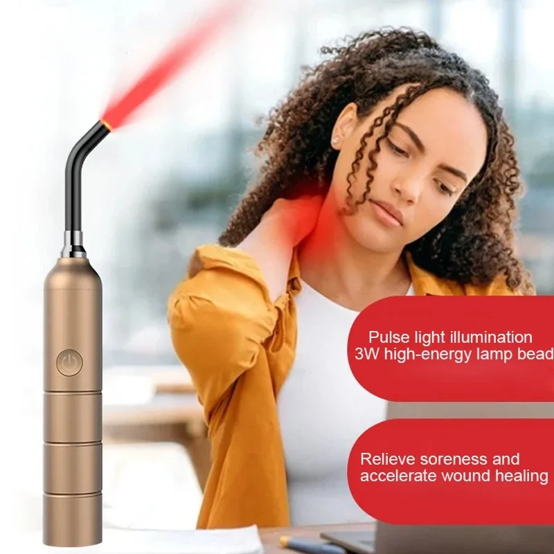

Infrared Light Therapy Wand Cold Sore Canker Sore Treatment Red Light Therapy Device for Mouth Nose Ear Knee Feet Hands Ankle