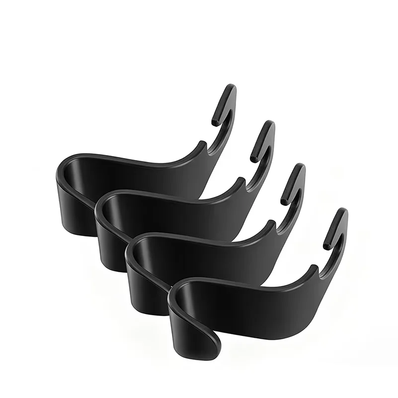 Picture 3: 1pc Car Headrest Hooks Hanger for Bags Seat Back Organizer Holder Clips Auto Fastener Hooks Car Storage Interior Accessories